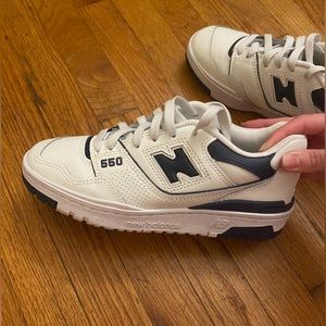 New Balance 550 Womens White/Royal